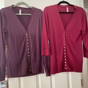 Lightweight cardigans